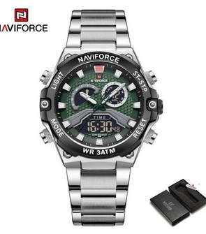 NAVIFORCE NF9207 Silver Green