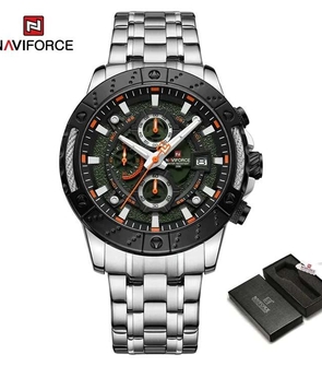 NAVIFORCE NF9227 Silver Black Orange