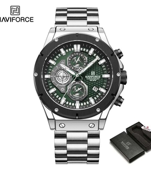 NAVIFORCE NF8026 Silver Black Green