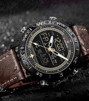 NAVIFORCE NF9144 Coffee Black