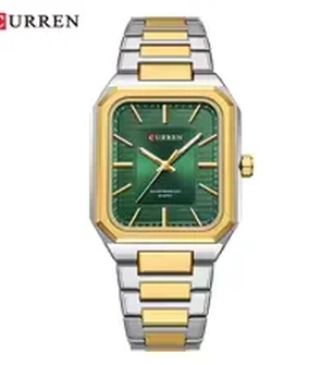 CURREN 8457 Silver Gold Green