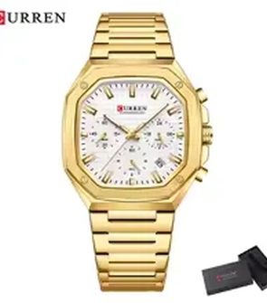CURREN 8459 Gold White