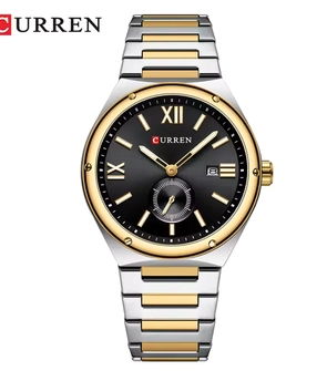 CURREN 8471 Silver Gold Black