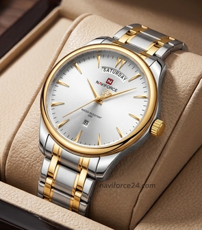 NAVIFORCE NF9213 Silver Gold White