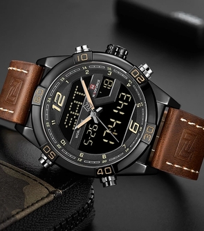 NAVIFORCE NF9128 LUXURY Brown Black