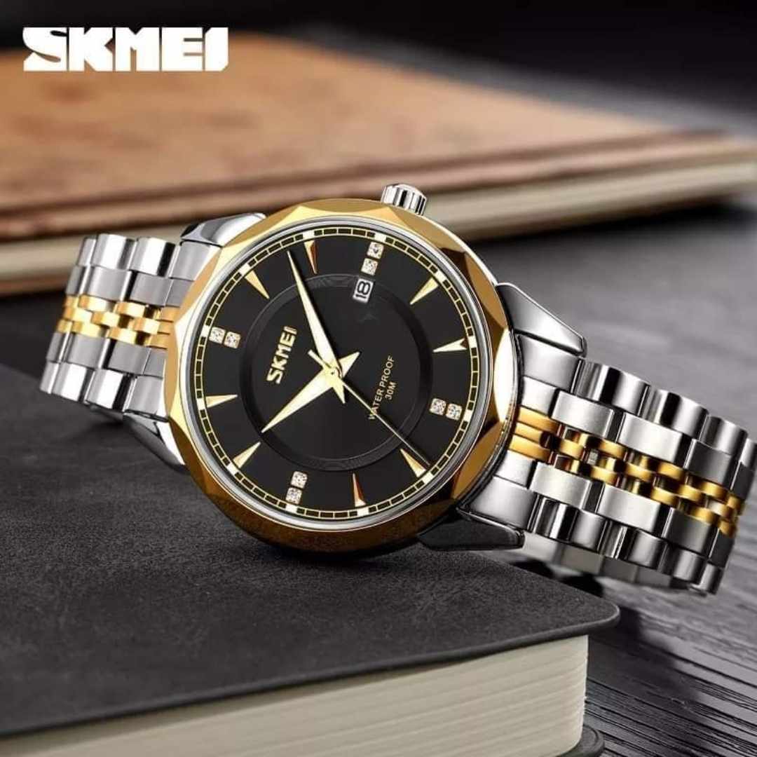 SKMEI 9268 NEW Silver Gold Black